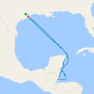 Caribbean, Harvest Caye, Cozumel & Roatan with 1nt Houston Stay