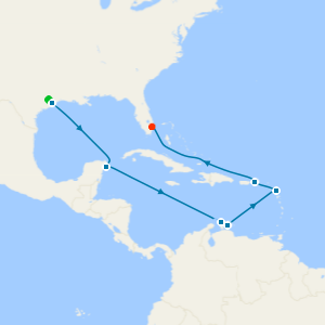 Caribbean Islander with 1nt Houston Stay