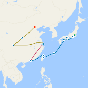 Tokyo, Mt. Fuji, The Yangtze River, Giant Pandas, Terracotta Warriors & The Great Wall