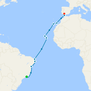 South America, Canary Islands & Spain