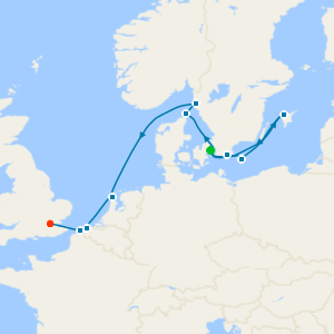 Northern Europe from Copenhagen