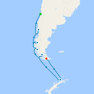 Chilean Fjords & Antarctica