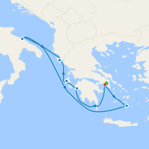 Greece & Italy from Athens with Stay