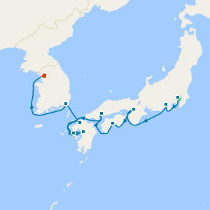 Tokyo, Osaka, Hiroshima & Nagasaki to Seoul with Stays