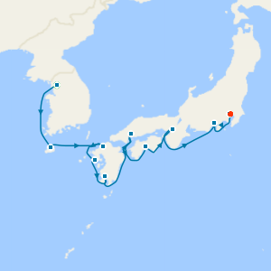 Seoul, Nagasaki, Hiroshima & Osaka to Tokyo with Stays