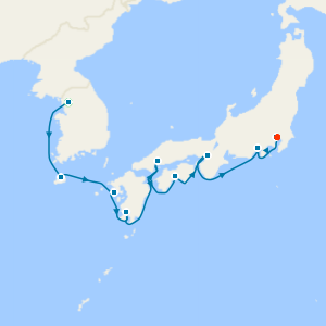 Seoul, Nagasaki, Hiroshima & Osaka to Tokyo with Stays