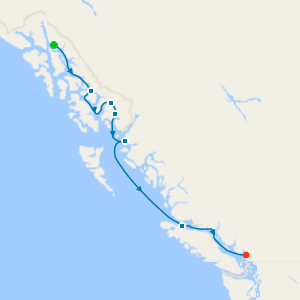 Alaska Fjords & Canadian Inside Passage from Juneau