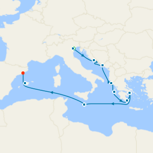 A Grecian Summer from Fusina (Venice) with Luxury Hotel Stay