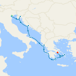 Romantic Respites in Greece from Fusina (Venice) with Luxury Stay