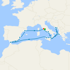 Mediterranean, Adriatic & Total Solar Eclipse with Rome Stay