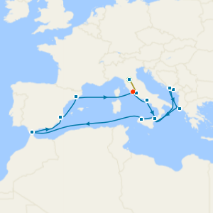 Mediterranean, Adriatic & Total Solar Eclipse with Florence and Rome Stays