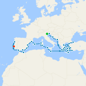 Ultimate Mediterranean: From Balkan Gems to Spain from Fusina (Venice)