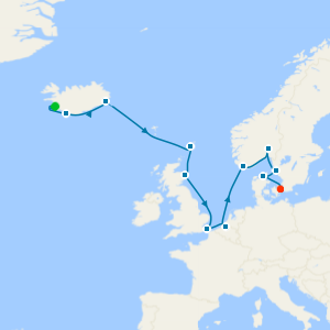 Scotland & Scandinavia from Reykjavik