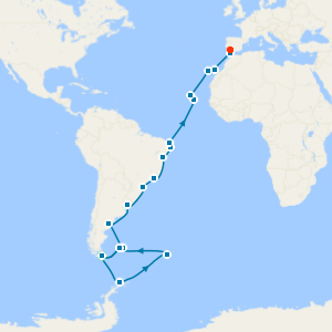 Scotia Arc, Canary Islands & Spain