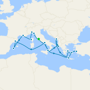 The Best of the Mediterranean Fly Cruise from Rome