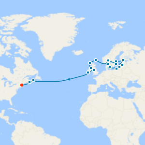 British Isles & Northern European Passage Fly Cruise from Copenhagen