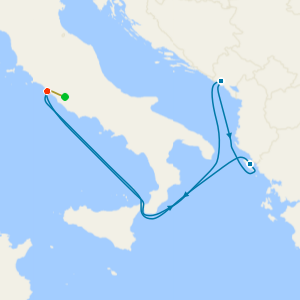 Greece & Adriatic Sampler from Rome with 1nt Stay