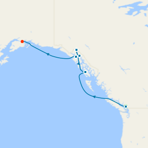 Alaskan Adventure From Vancouver - Fly Cruise 