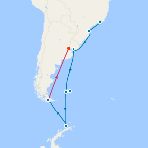 Wild South Atlantic & Antarctic Peninsula with Stays