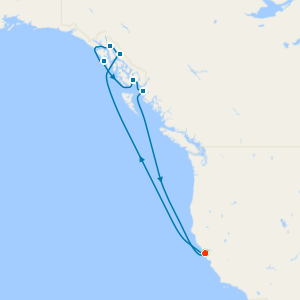 Alaska & Inside Passage from San Francisco with Stay