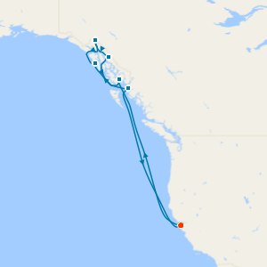 Alaska & Inside Passage from San Francisco with Stay
