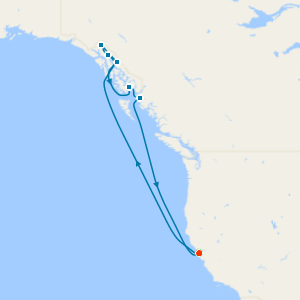 Alaska & Inside Passage from San Francisco with Stay