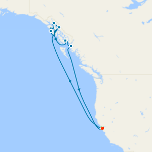 Alaska & Inside Passage from San Francisco with Stay