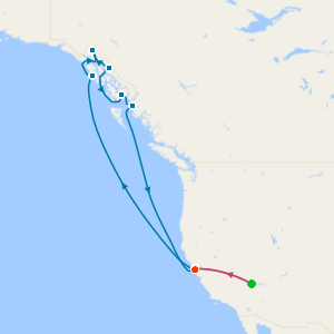 Las Vegas, Alaska & Inside Passage from San Francisco with Stays