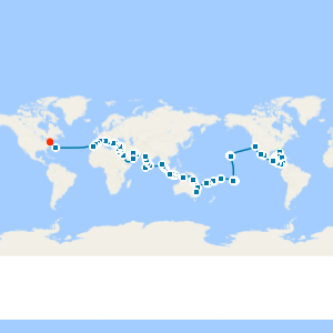 2027 World Cruise - World of Splendor from Miami to New York Luxury Cruise & Stay