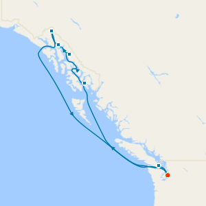 Alaska & Inside Passage from Seattle with Stay