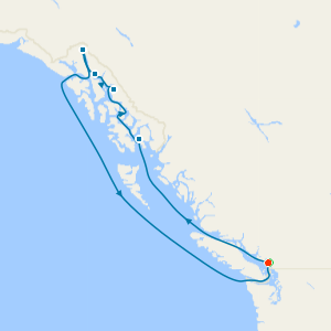 Alaska & Inside Passage from Vancouver with Stay