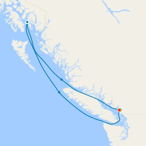 Alaska Sampler from Vancouver with Stay