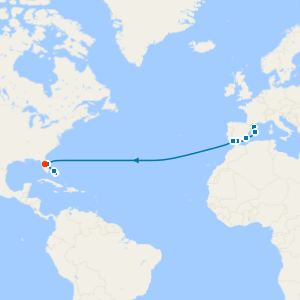 Transatlantic & Bahamas with Barcelona and Orlando Stays