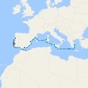 Malta, Italy, Spain & Portugal from Athens with 1nt Luxury Stay 