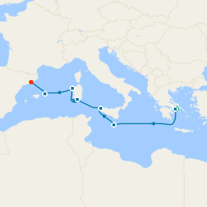 Malta, Italy & Spain with 3nt Luxury Athens Stay & The Acropolis Private Tour