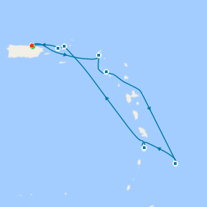 Caribbean Roundtrip from San Juan with Stay