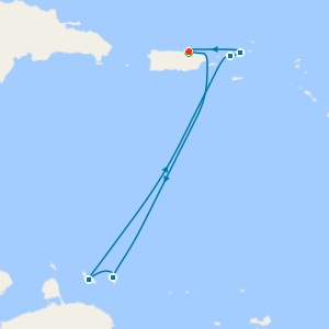 Caribbean Roundtrip from San Juan with Stay