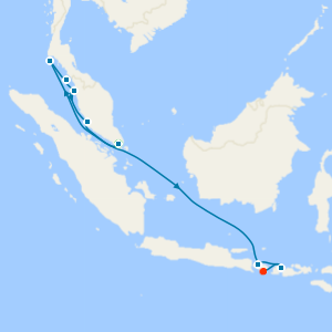 Bali, Malaysia & Thailand from Singapore with 1 Nt Stay