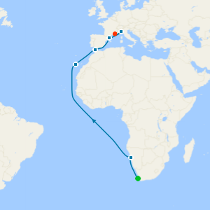 Cape Town to Marseille