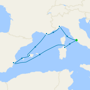 Italy, France & Spain from Rome