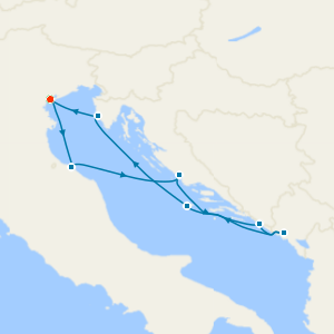 Croatia & Montenegro with Venice Stay