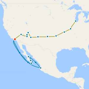 Centennial Historic Route 66 Coach Tour with Baja Peninsula & Sea of Cortez Cruise