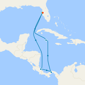 Caribbean & Panama Canal from Tampa with Stay