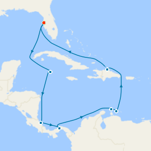 Caribbean & Panama Canal from Tampa with Stay