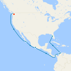 Panama Canal with Tampa & Seattle Stays