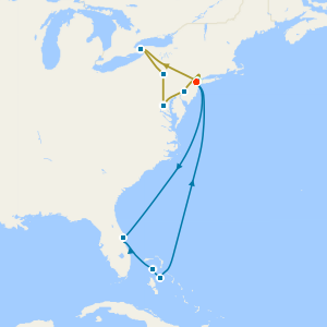 Great Eastern USA Cities Coach Tour with Bahamas & Perfect Day