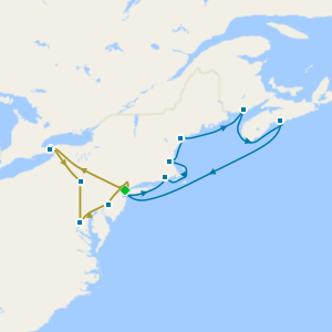 Great USA Eastern Cities Coach Tour and Canada & New England Cruise