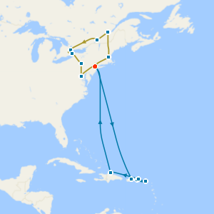 Eastern USA Discovery Coach Tour & Caribbean Cruise