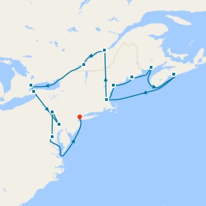 Patriot Trails Coach Tour with Canada & New England Cruise