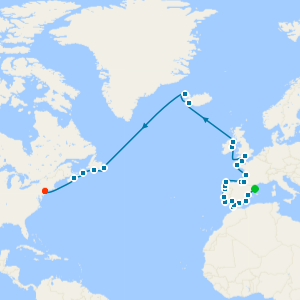 Grand Cultural Crossing from Barcelona to New York